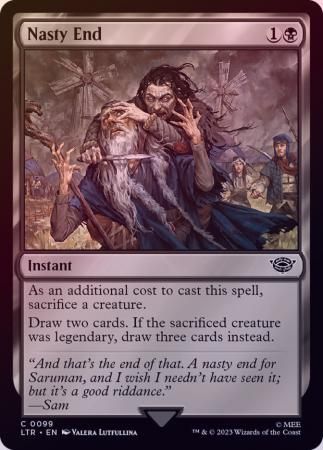 Nasty End 0099 - Foil The Lord of the Rings: Tales of Middle-Earth Foil Singles