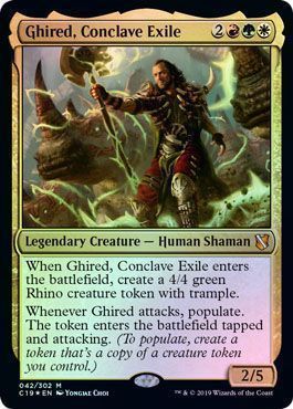 Ghired, Conclave Exile 042/302 - Foil Commander 2019 Singles