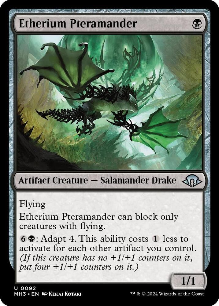 Etherium Pteramander 0092 - Modern Horizons 3 (MH3)