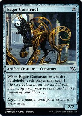 Eager Construct 250/332 - Foil Double Masters Foil Singles