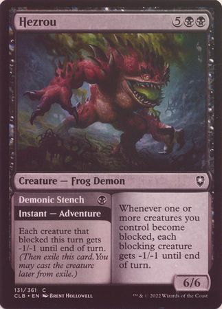 Hezrou // Demonic Stench 131/361 - Foil Commander Legends: Battle for Baldur&#39;s Gate Foil Singles