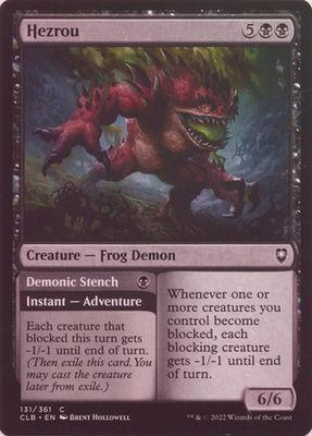 Hezrou // Demonic Stench 131/361 - Foil Commander Legends: Battle for Baldur&#39;s Gate Foil Singles
