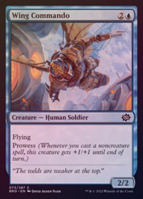 Wing Commando 073/287 - Foil The Brothers&#39; War Foil Singles