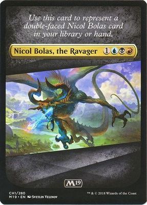 Nicol Bolas, the Ravager (Magic 2019 Checklist) CH1/280 Magic 2019 (M19) Singles