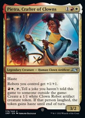 Pietra, Crafter of Clowns 176/244 Unfinity Singles