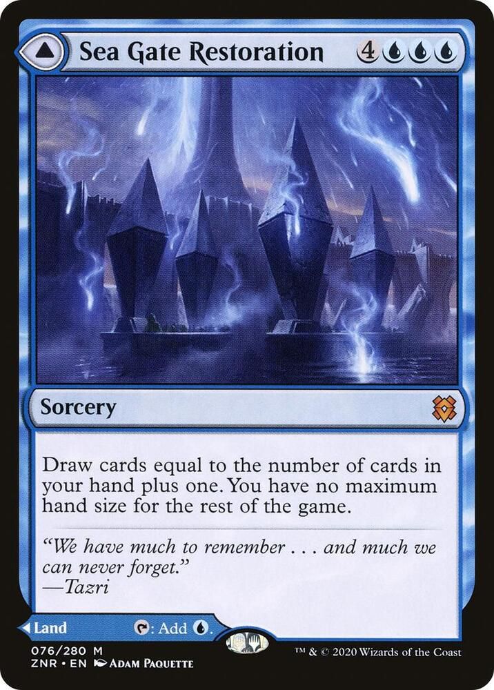 SJ Sea Gate Restoration - Zendikar Rising (ZNR) Zendikar Rising (Espanol)