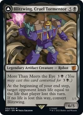 SJ Blitzwing, Cruel Tormentor - Universes Beyond: Transformers (BOT) Universes Beyond: Transformers Foil