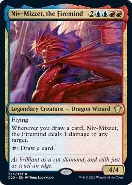 Niv-Mizzet, the Firemind 225/322 Commander 2020 Singles