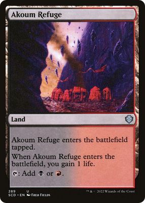 Akoum Refuge - Starter Commander Decks (SCD) Starter Commander Decks (Español)