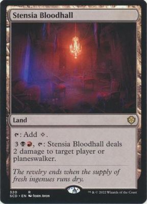 Stensia Bloodhall 320 Starter Commander Decks 2022 (Español)