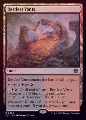 Restless Vents 0284 - Foil The Lost Caverns of Ixalan Foil Singles (Español)