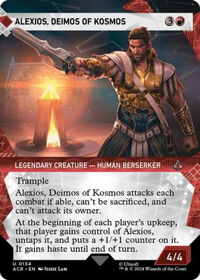 Alexios, Deimos of Kosmos (Showcase) - Universes  -Foil-Beyond: Assassin&#39;s Creed (ACR) Universes Beyond: Assassin&#39;s Creed