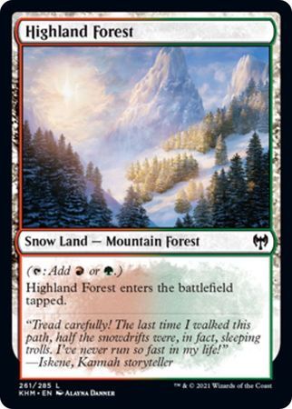 Highland Forest 261/285 Kaldheim Singles (Español)