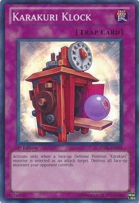 Karakuri Klock - STBL-EN072 - Super Rare 1st Edition Starstrike Blast 1st Edition Singles