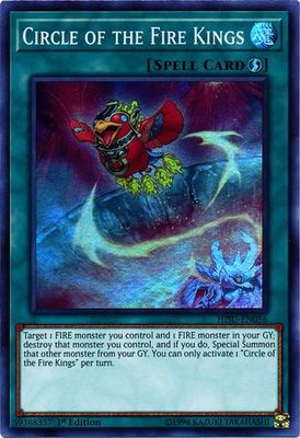 Circle of the Fire Kings - HISU-EN056 - Super Rare 1st Edition Hidden Summoners Singles