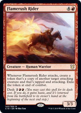 Flamerush Rider 143/302 Commander 2019 Singles