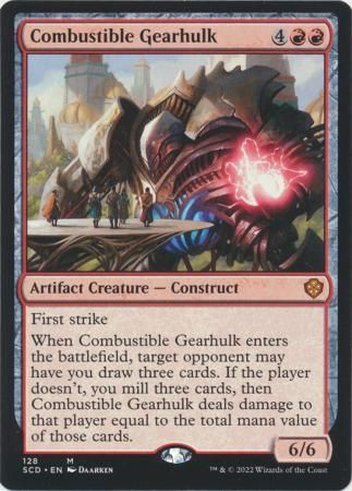 Combustible Gearhulk 128 Starter Commander Decks 2022 (Español)