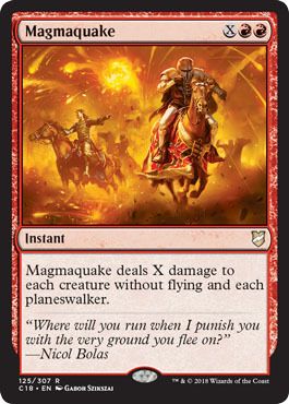 Magmaquake 125/307 Commander 2018 Singles