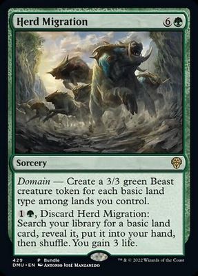 Herd Migration 429 - Foil Bundle Promo Dominaria United Singles-Foil-