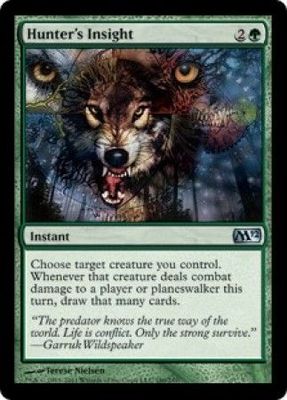 Hunter&#39;s Insight 180/249 - Magic 2012 (M12) Singles