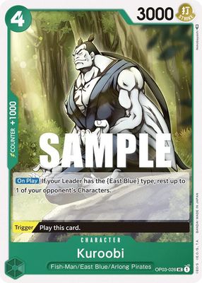 Kuroobi - Pillars of Strength (OP03) Pillars of Strength