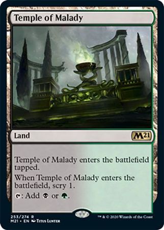 Temple of Malady 253/274 Magic 2021 (M21) Singles