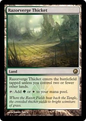 Razorverge Thicket Scars of Mirrodin Singles (Español)