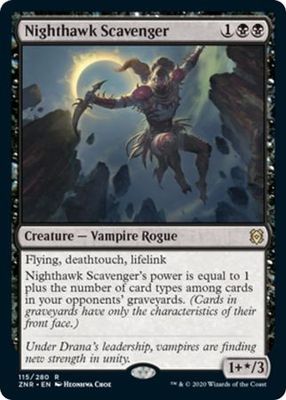 Nighthawk Scavenger 115/280 Zendikar Rising Singles