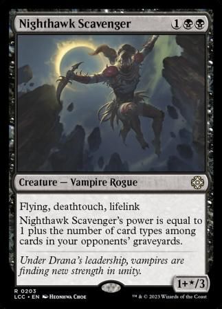 Nighthawk Scavenger 0203 The Lost Caverns of Ixalan Commander Singles