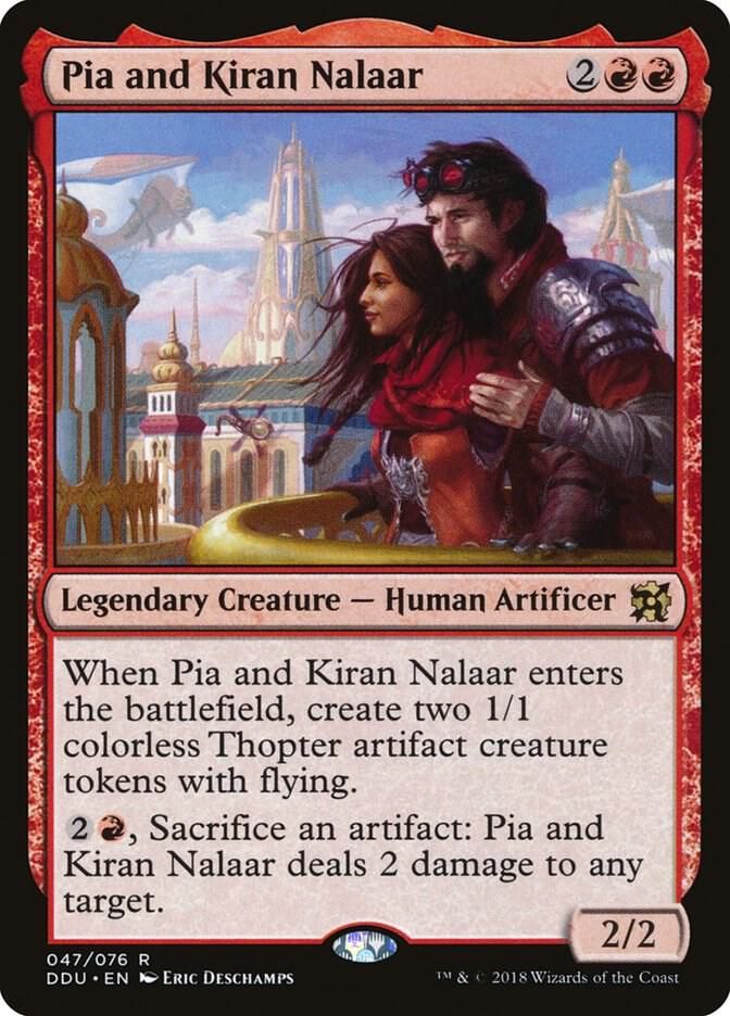 Pia and Kiran Nalaar - Duel Decks: Elves vs. Inventors (DDU) Duel Decks: Elves vs. Inventors