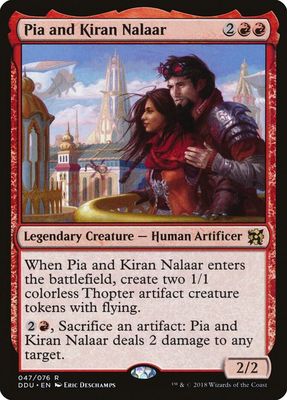 Pia and Kiran Nalaar - Duel Decks: Elves vs. Inventors (DDU) Duel Decks: Elves vs. Inventors