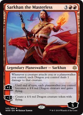 Sarkhan the Masterless 143/264 War of the Spark Singles