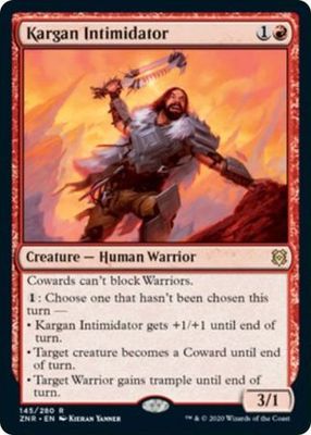 Kargan Intimidator 145/280 Zendikar Rising Singles