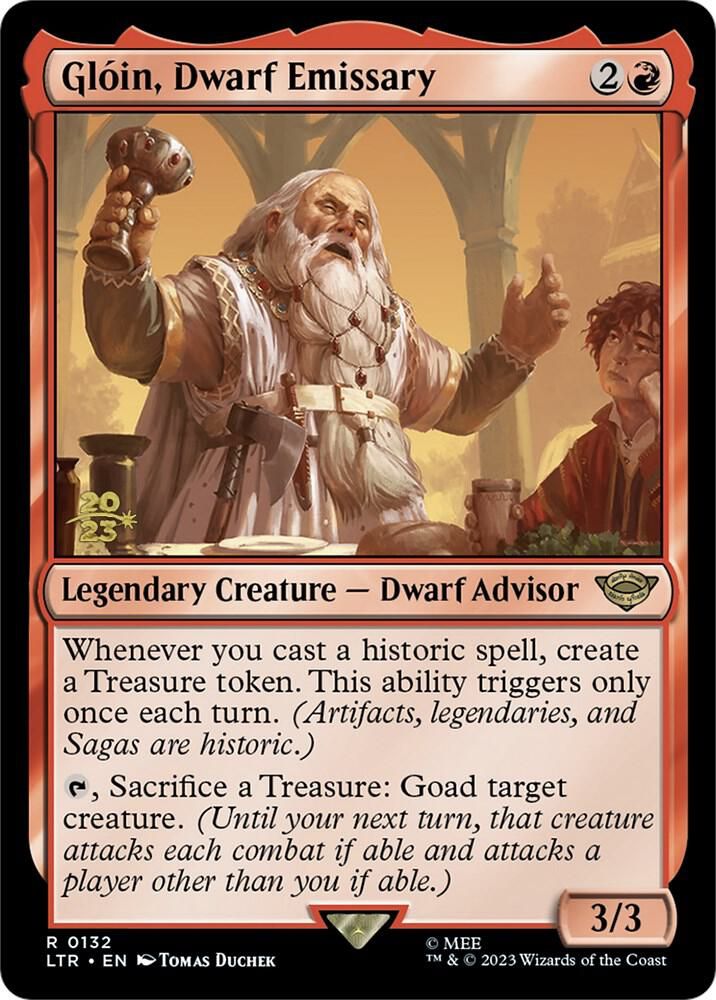 Gloin, Dwarf Emissary - Prerelease Cards (PRE) Prerelease Cards