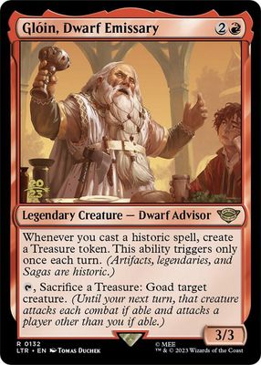 Gloin, Dwarf Emissary - Prerelease Cards (PRE) Prerelease Cards