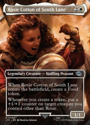 Rosie Cotton of South Lane 0440 Alternate Art Borderless The Lord of the Rings: Tales of Middle-Earth Collector Booster Singles