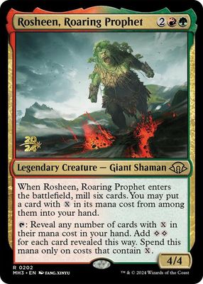 Rosheen, Roaring Prophet - Prerelease Cards (PRE) Prerelease Cards