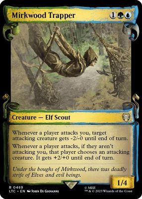 Mirkwood Trapper (Showcase Scrolls) - Commander: The Lord of the Rings: Tales of Middle-earth (LTC) Commander: The Lord of the Rings: Tales of Middle-earth