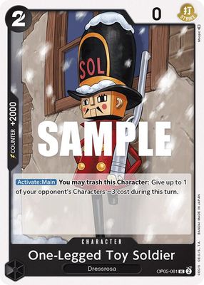 One-Legged Toy Soldier - Awakening of the New Era (OP05) Awakening of the New Era