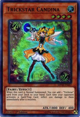Trickstar Candina - MP18-EN037 - Ultra Rare 1st Edition 2018 Mega-Tins Singles (Espanol)