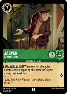 Jasper - Common Crook - The First Chapter (1) The First Chapter