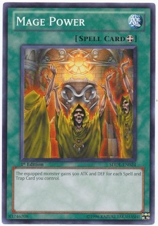 Mage Power - SDDL-EN024 - Common 1st Edition Structure Deck: Dragunity Legion [SDDL] 1st Edition Singles