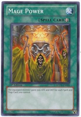Mage Power - SDDL-EN024 - Common 1st Edition Structure Deck: Dragunity Legion [SDDL] 1st Edition Singles