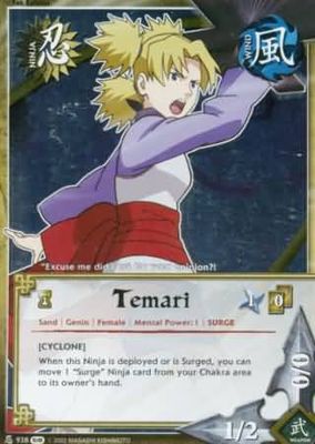 Temari - 938 - Common Naruto: Fangs of the Snake