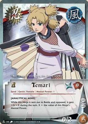 Temari - N-146 - Rare Naruto: Revenge and Rebirth