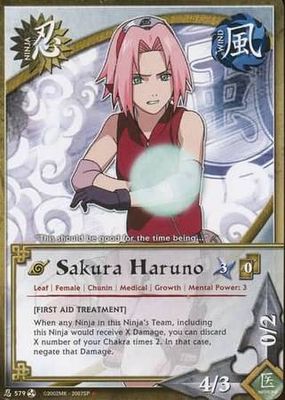Sakura Haruno - N-579 - Starter Naruto CCG Promos