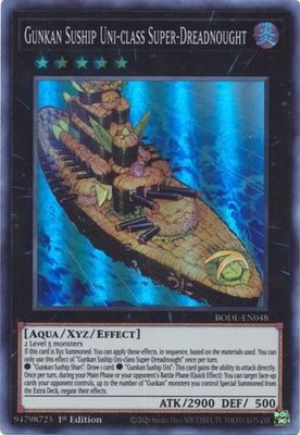 Gunkan Suship Uni-class Super-Dreadnought - BODE-EN048 - Super Rare 1st Edition Burst of Destiny 1st Edition Singles (español)