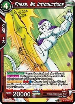 Frieza, No Introductions - Universal Onslaught (DBS-B09) Universal Onslaught