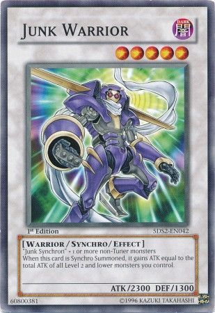 Junk Warrior - 5DS2-EN042 - Common 1st Edition Starter Deck: 5D&#39;s (2009) [5DS2] 1st Edition Singles