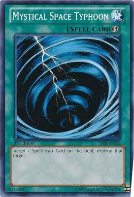 Mystical Space Typhoon - YSKR-EN032 - Common 1st Edition Starter Deck: Kaiba Reloaded [YSKR] 1st Edition Singles
